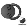 Boat Deck Plate Hatch / 2 x 8 Inch / Marine Inspection Hatch Cover Black
