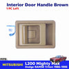 Interior Door Handle Brown Left Fits Mitsubishi L200 Triton 2D Truck 1986-96 D06