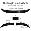 Sedan ABS Gloss Carbon Fiber Rear Trunk Spoiler Lip (No Year Specified)
