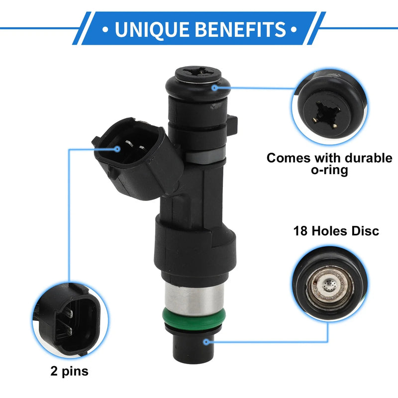 Nissan Rogue 2.5 (2015-2018) 1 Pc Black Fuel Injector 166009HP0A