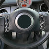 Mini Cooper 2002-2004 Carbon Fiber Steering Wheel Button Cover Trim