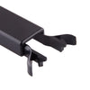 Car Black Adjustable Rearview Mirror Wire Cover (3-6 inch)