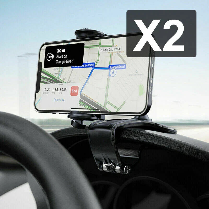 Car GPS Navigation Dashboard Mount Mobile Phone Holder 360°