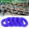 Oil Seal Seal Ring Rotary Shaft Seal TPU 32x50x10mm High Pressure Blue 5 Pcs
