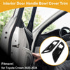 Toyota Crown Interior Door Handle Bowl Cover Trim Carbon Fiber (2023–2024)