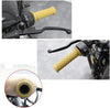 Grey Black Motorcycle Motocross Dirtbike Rubber Hand Grips (AU)