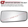 Ford Heated Right Passenger Side Tow Mirror Glass Replacement