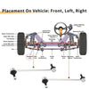 Ford Fiesta 2 x Front Sway Bar Links Stabilizer Kit (2011-2019)
