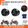Honda Monkey 125 Z125 CNC Aluminium Black Side Frame Pair (2018-2024)