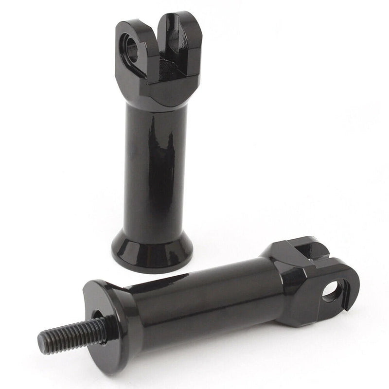 Harley Fatboy Softail Black Passenger Foot Peg Support Mount