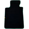 BMW 8 Series M8 F92 Coupe 2019-2024 Green Trim AutoWin Black Car Mats