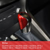 Lexus IS ES NX GS RX Red Carbon Fiber Gear Shift Knob Shifter Cover Trim Fit