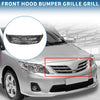 Toyota Corolla Black Front Hood Bumper Grille (2010)