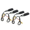 Cafe Racer Bobber 4x LED Mini Turn Signal Lights Amber