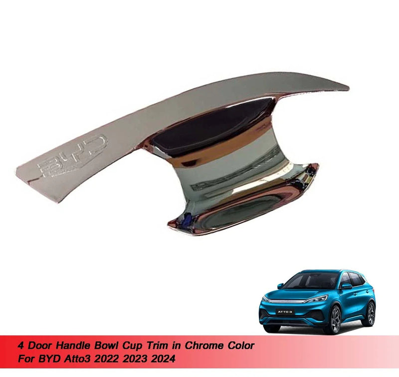 BYD Atto3 Chrome Handle Bowl Cup Trim (2022-2024)