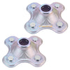 Yamaha Big Bear 350 YFM350FW Wolverine 350 YFM350FX 4x4 Rear Wheel Hubs 2 x