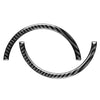 Fiat 500 Carbon Fiber Interior Door Handle Trim Cover (2012-2015)