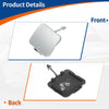 BMW 525i 528i (2001-2007) Silver Tone Tow Hook Cover
