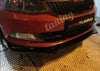 Skoda Rapid (2012-2021) 3 Pcs Front Bumper Lip Splitter