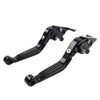 Honda Forza 125 250 300 Black Extendable Brake Clutch Levers (2010-2020)