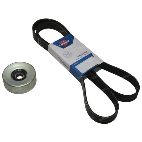 Patrol GU Y61 ZD30-DDT Drive Fan Belt + Tensioner Pulley