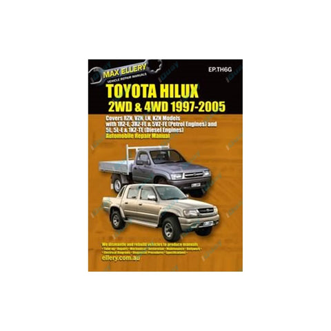 Toyota Hilux 1997-2005 Repair Manual (KZN165, RNZ149, RZN154, RZN169, RZN174, VZN167, VZN172)