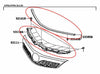Toyota Camry Atara ASV50 Gray Grill (2011-2014)