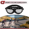 Motorcycle 1 x Motorcycle Riding Goggles Silver Tone Lens Black Frame