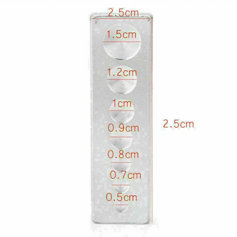 Crafting Projects DIY Leather PVC Die Punch Hole Snap Fastener Tool