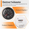 Gas Engines 0-8000 RPM Tachometer 52MM Electric Gauge