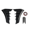Car Side Ventilation Decals Black Fender Hood Air Flow Intake Trim