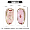 Hyundai Accent Tucson, 3 Button TPU Pink Key Fob Cover (2010-2023)