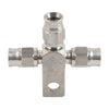 Car Stainless Steel AN-3 Tee Brake Hose Fittings (No Year Specified)