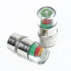 Car Auto 4x Valve Tyre Cap Dust Monitor Tire Pressure 38-32-36 PSI Sensor