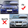 BMW 3 Series E90 E91 Diamond Black Front Kidney Grille (2005-2008)