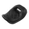 Harley Touring Street Road Glide Baggers Black Solo Driver Seat (2008-2023)