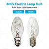 Home 8 x 7W/10W E12/E14 Clear Night Light Bulbs (240V)