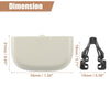 Ford Fusion Beige Iron Sun Visor Cap Clip Retainer (2013-2016)
