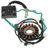Kawasaki EN450 Vulcan 454 Stator Coil, Regulator Rectifier, Gasket (85-90)
