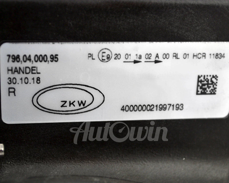 Opel Astra K (2016) - Genuine OEM, NEW Halogen Headlight Right Side