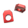 HONDA CRF450RX Red Rear Axle Block Chain Adjuster (2017-2021)