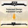 Motorcycle 1 Set Handle Bar Extender Bracket Center Hole Black