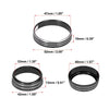 Ford Mustang (2015-2020) Black 3 x Car Headlight Volume Tune Knob Covers