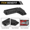 Jeep Gladiator Carbon Fiber Seat Adjustment Button Cover Trim (2020-2023)