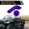 Jeep Gladiator JT (2018-2024) Purple Seat Adjustment Button Cover Trim