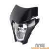 KTM EXC 250 300 350 450 Universal Black Headlight LED Light