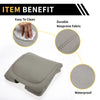 Dodge Ram Center Console Armrest Cover Microfiber Leather Grey