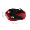 Honda CB125R 1 x Set Aluminum Alloy Kickstand Plate Pad (2018–2021)