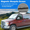 Ford E-Series Econoline Club Wagon Magnetic Mosquito Screen (2002-2025)