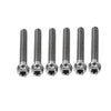 Motorcycle Bike 6pcs M8x50mm Titanium Torx Head Flange Screws
